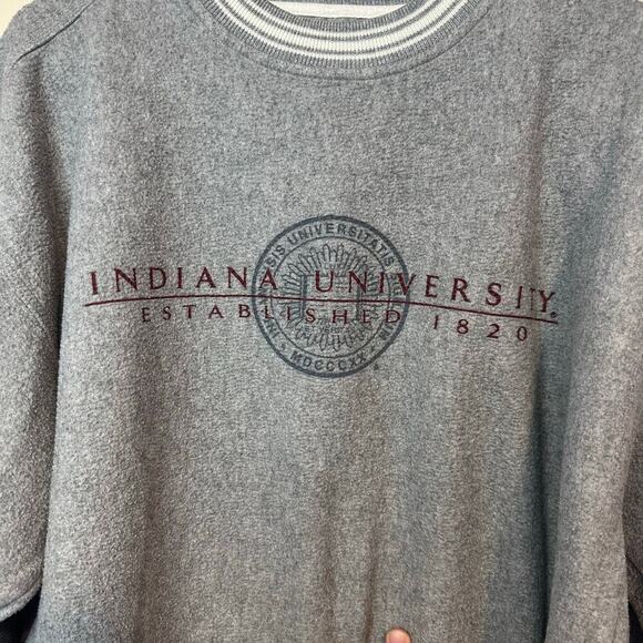 Vtg 90s Gear For Sports Indiana University Crewneck Sweatshirt Size XL Academia - Picture 4 of 9